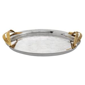 Fabricant de plateau de service au chocolat plateau à dessert en métal en gros nourriture sûre Restaurant nourriture fruits dates gâteau plateau de service - Product Image 2