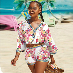 Sudadera con capucha y pantalones cortos para mujer, chándal liso, ropa de calle, traje deportivo, conjunto de pantalones cortos de entrenamiento, moda de verano 2020 - Product Image 6