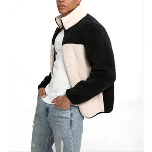 แจ็กเก็ตขนแกะเชอร์ปาสำหรับผู้ชาย, แจ็กเก็ตขนแกะเชอร์ปาซับในนุ่มสบายดีไซน์ทันสมัยสำหรับฤดูหนาว - Product Image 2