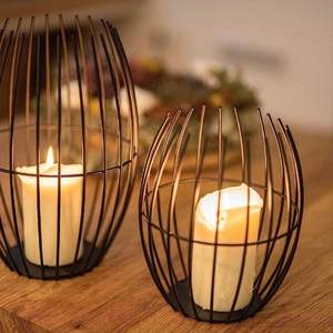 Candelabro Decorativo de Metal Estilo Jaula 2026, Diseño Moderno, para Bodas, Interior y Exterior - Product Image 5