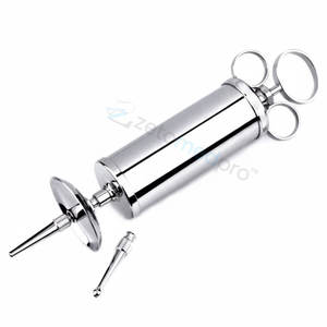 Jeringa de Acero Inoxidable de Alta Calidad para Limpieza de Oídos, Jeringa de Metal para Limpieza de Oídos en Clínicas EMT - Product Image 2