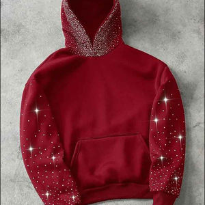 Sudadera con Capucha Personalizada con Cremallera, Estilo Urbano, 100% Algodón, Tejido de Felpa Ecológico de 360g, Venta al Por Mayor - Product Image 2
