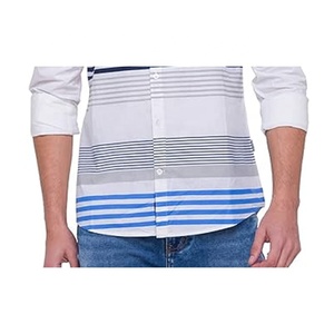 เสื้อเชิ้ตลายสก็อตแขนยาวสำหรับผู้ชายเสื้อลายสก็อตผ้าฝ้ายแท้ใส่สบายมีกระดุม - Product Image 6