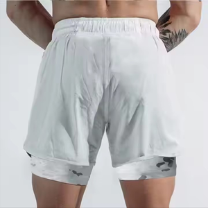 Pantalones cortos para correr para hombre de estilo único, logotipo personalizado OEM, corte perfecto, pantalones cortos para gimnasio, Crea tus propios pantalones cortos de estilo - Product Image 2