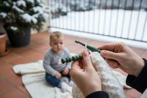 wooden <b>crochet</b> hook <b>set</b> <b>for</b> <b>beginners</b> and professionals handcrafted wooden <b>crochet</b> hook <b>set</b> with storage case at low cost - Product Image 6