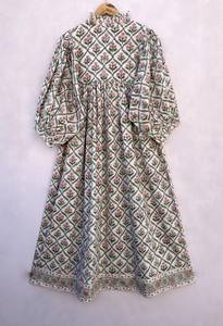 Vestido Midi de Algodón con Estampado Floral Veraniego para Niñas y Mujeres, Mayorista del Fabricante, Estilo Casual, Regalo para Bodas y Festivales - Product Image 5