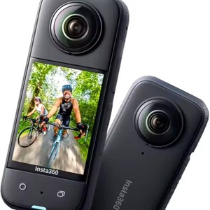 Cámara de Acción Insta360 X3 para Motocicleta, Grabación de Video 5.7K, Estabilización Impermeable FlowState, Insta 360 ONE X 3 Sport - Product Image 1