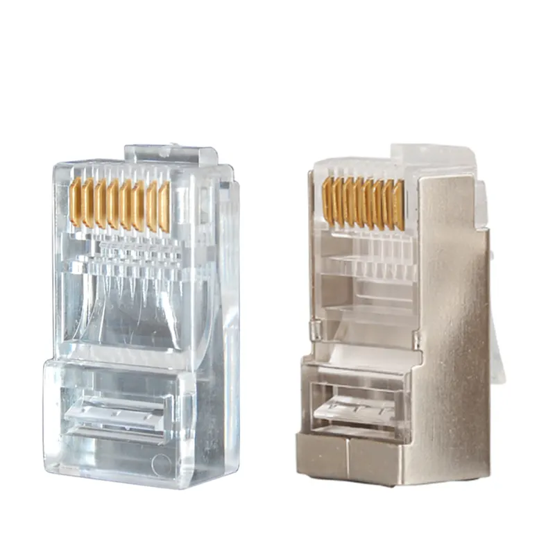 Rede não blindada ou blindada 8pin UTP CAT6 cat 7 rj45 conector fêmea rj45