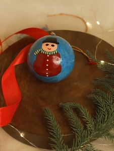 Elegante BOLA DE Navidad de Cachemira y adornos de árbol para decoraciones navideñas festivas Vibe - Product Image 2