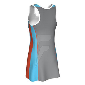 Maillot de netball personnalisable de haute qualité en stock avec design unique, 100 % polyester, respirant et à séchage rapide - Product Image 5