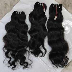 Cheveux vierges bruts non traités, cheveux vierges indiens bruts non traités, cheveux indiens bruts à cuticule alignée d'Inde - Product Image 1