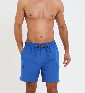 Pantalones cortos deportivos de verano para hombre, pantalones cortos de baño de playa al aire libre con bolsillos, pantalones cortos deportivos de baloncesto informales para correr, Color sólido - Product Image 3