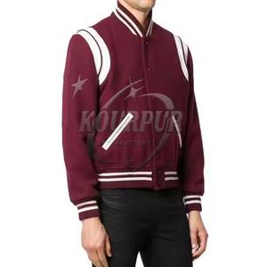 Comprar chaqueta Varsity de béisbol de moda de alta calidad para hombres Varsity Letterman chaquetas para hombres de Pakistán 2025 de calidad superior - Product Image 3