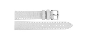 Montre classique unisexe résistante à l'eau en cuir véritable de haute qualité Bracelet blanc 8-24mm en acier fabriqué de luxe Taille 22mm - Product Image 5