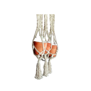 Jardinières en macramé design créatif décoration d'extérieur design populaire articles de jardin décoration d'intérieur pots de fleurs suspendus meilleur design - Product Image 1