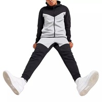 Ensemble de survêtement de sport pour homme, coupe ajustée, 100 % coton, respirant, personnalisable, pour adultes – Nouvelle collection en promotion