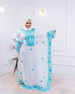 Modern Moroccan Islamic <b>Kaftan</b> for Women Long Floor-Length <b>Beach</b> <b>Dress</b> with Breathyable Long Sleeve ODM Supply - Product Image 1