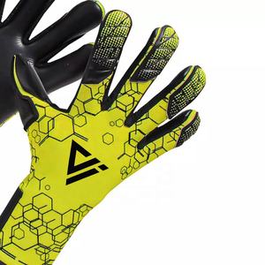 High Quality Customizable German <b>Latex</b> Professional Goalkeeper Gloves Non-Slip Breathable Design Adjustable Wrist Strap for <b>Men</b> - Product Image 6