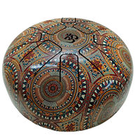 Brass Tongue Drum Hand Pan for Musical Education and Meditation