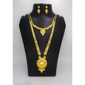 Saudi Arabia India Middle East Jewelry Gold Plated Long Necklace Earring <b>Set</b> Alloy Wedding <b>Set</b> indian jewellery <b>sets</b> for <b>women</b> - Product Image 1