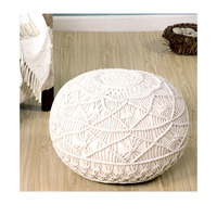 Tabourets et poufs modernes faits à la main pour la décoration de la maison, du bureau et du salon