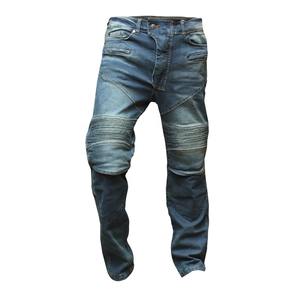 Style froissé pour la doublure CE Slim Fit respirant toutes saisons personnalisable Sport protecteur moto Jeans pour unisexe - Product Image 1