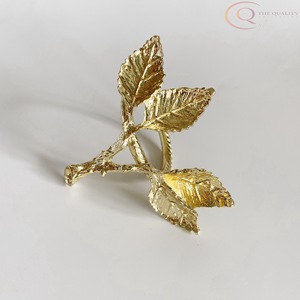 Anneaux de serviette en métal aluminium de qualité supérieure pour la décoration de table à manger Finition élégante Écologique Convient pour la maison Hôtel Mariage - Product Image 4