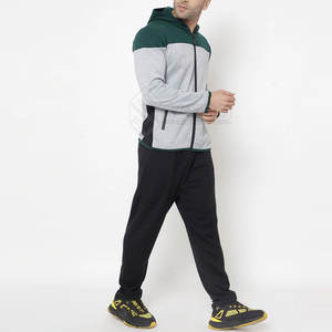 Chándal de nuevo diseño 2025 para hombre, ropa informal de Otoño Invierno con cuello con capucha, patrón sólido de talla grande en venta al por mayor - Product Image 6