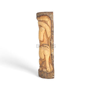 Arte colgante de pared de madera modelo animal natural hecho a mano al por mayor para decoración de interiores de sala de estar decoración tallada en madera - Product Image 3