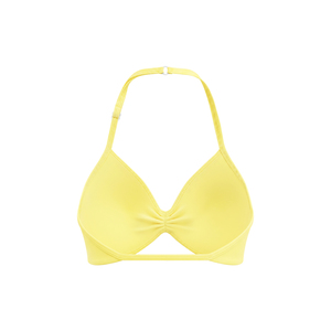 Haut de maillot de bain froncé à col halter pour femme - Product Image 2
