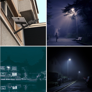 Batteria da 100 Watt lampione solare a LED con pannello solare separato - Product Image 6