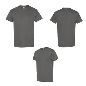 ผู้ผลิตเสื้อผ้าบุรุษ รับสกรีนเสื้อยืดเรียบๆ ผ้าฝ้าย 100% เสื้อยืดแห้งเร็ว เสื้อวิ่งสำหรับผู้ชาย - Product Image 2