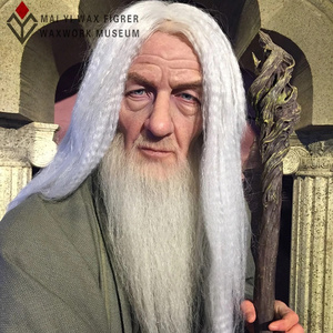 Figura <span class=keywords><strong>de</strong></span> Cera <span class=keywords><strong>de</strong></span> Gandalf Hiperrealista con Calidad <span class=keywords><strong>de</strong></span> Museo, Estatua <span class=keywords><strong>de</strong></span> Personaje <span class=keywords><strong>de</strong></span> Película <span class=keywords><strong>de</strong></span> Mago a Tamaño Real - Product Image 1