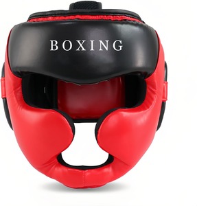 Protector de Cabeza de Boxeo de PU Premium, Diseño Impermeable con Absorción de Impactos, Alta Protección, Acolchado, para Atletas Unisex - Product Image 2