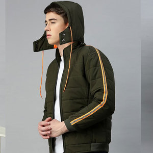 Outdoor <b>Warm</b> Long Sleeve <b>Coat</b> Winter Men's Jacket Fashion Custom Plus Size Stand Adults Solid Support - Product Image 3