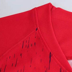 Conjunto de uniforme de fútbol Unisex de alta calidad personalizado 2024/25, camiseta de equipo de fútbol de secado rápido, cuello en V, nombre impreso, pantalones cortos al por mayor para - Product Image 4