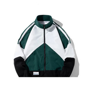 Cortavientos de calle autocultivo para hombre, Sudadera con capucha y solapa, abrigo lavado de otoño, chaqueta cortavientos impermeable de hip-hop - Product Image 5