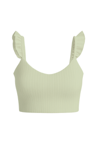 Venta al por mayor de algodón ligero acanalado Crop Top mujeres transpirable lavable duradero de dos piezas conjunto de ropa de mujer elegante ropa casual - Product Image 5