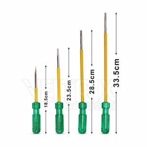 Ensemble de 4 tournevis avec impression de logo personnalisée pour équipement de machinerie, vente chaude - Product Image 3