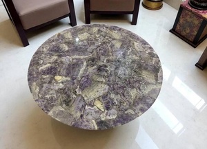 Table basse ronde moderne en améthyste - Utilisation intérieure écologique Salon Meubles sur mesure - Product Image 2
