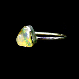 Traditional 925 Sterling Silver <b>Gold</b> Plated <b>Opal</b> Gemstones Cheap Wedding Wear Classic Couple Unique <b>Ring</b> - Product Image 4