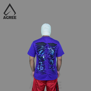 Camisetas de Alta Calidad para Hombre, 240 Gramos, al por Mayor, Personalizadas, Estilo Urbano, Bordadas, Ecológicas, 100% Algodón, con Rayas - Product Image 5