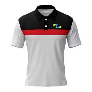 Impression par sublimation personnalisée en gros pour polo à col rabattu, nouveau t-shirt uni en tricot vierge disponible en différentes tailles - Product Image 4