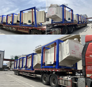 Mesin Pengayak Pasir Sungai, Saringan Getar Linier, Mesin Pengayak Kerikil Industri, Mesin Pengayak Bubuk Ayun - Product Image 6