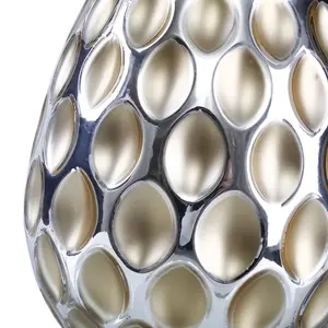 Vase de table en fer artisanal, design côtier moderne et élégant, pour intérieurs de réception élégants, grand vase à fleurs, vente en gros, Zahid - Product Image 4