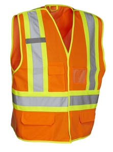 Haute visibilité ruban gilet de sécurité Construction vêtements maille réfléchissant haute visibilité Construction gilet travail en plein air pour - Product Image 5