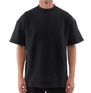 2026 Latest Arrival Men's <b>Blank</b> T-Shirts High Quality Streetwear Heavyweight Loose Fit Oversize Breathable with Digital Printing - Product Image 1