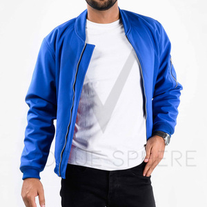 Servicio OEM, Chaqueta Bomber de Lona Personalizada para Hombre, Cuello Alto, Transpirable, Nueva Colección de Otoño - Product Image 1