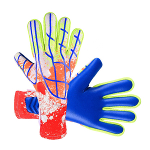 1 paire de gants de gardien de but en gros, latex premium, adhérence optimale, bracelet réglable, tailles adultes et jeunes disponibles - Product Image 4