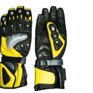 Guantes de Motociclismo Deportivos Premium para Exteriores, Duraderos, de Piel de Cabra, con Pantalla Táctil, Transpirables, de Dedo Completo, Unisex, con Tela Suave Reforzada - Product Image 2